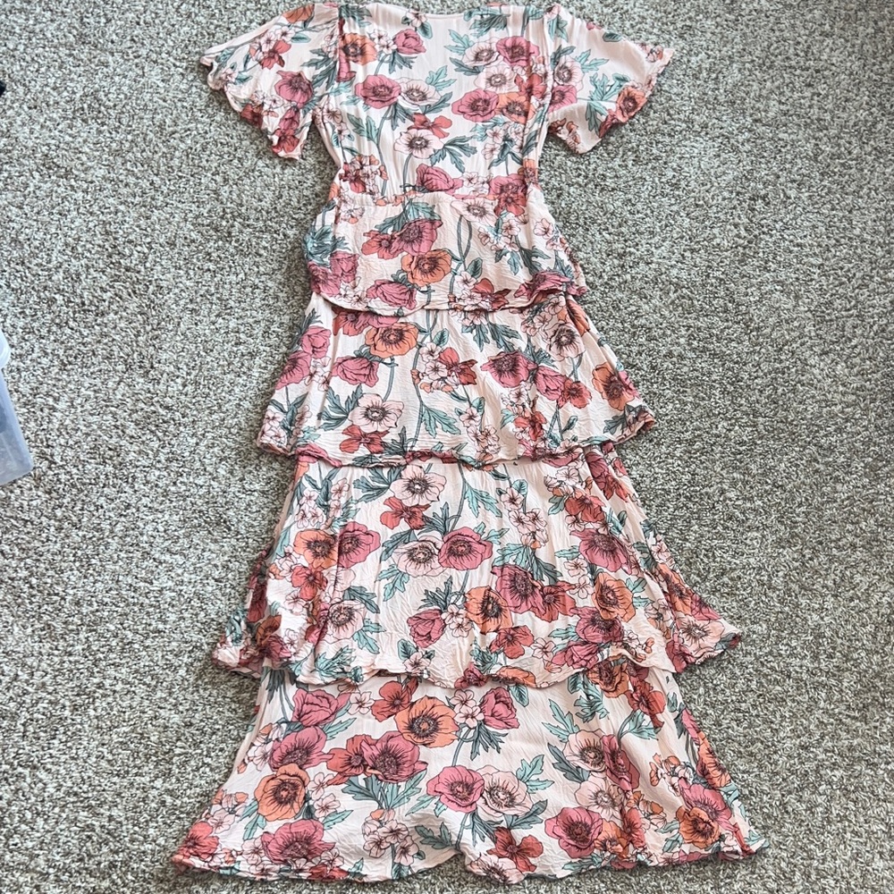 Abel the Label Tiered Maxi Dress Wedding | Baby Shower, Bridal Shower - Picture 5 of 8